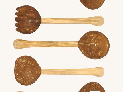 Lanka Kade Coconut Shell Utensil Playset