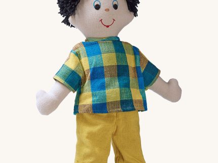 Lanka Kade Dad Doll - White Skin, Black Hair