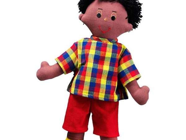 Lanka Kade Dad Doll - Black Skin, Black Hair