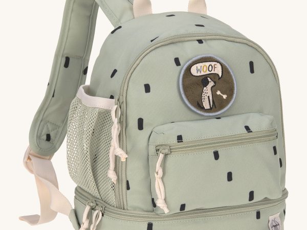 Lassig Kids Mini Backpack - 'Happy Prints' Olive