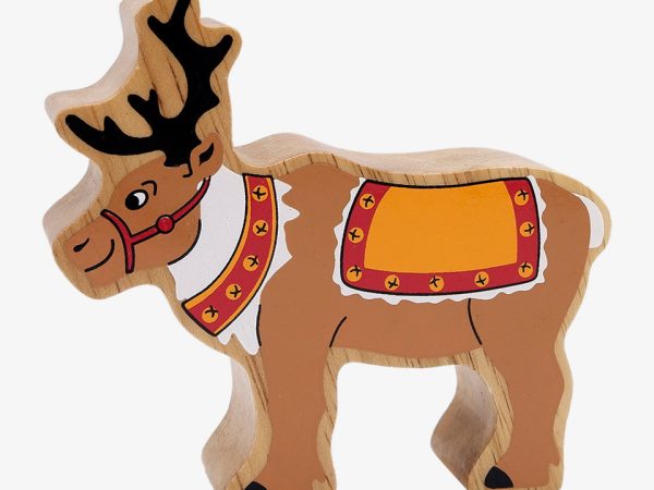 Lanka Kade Natural Brown Reindeer With Reins