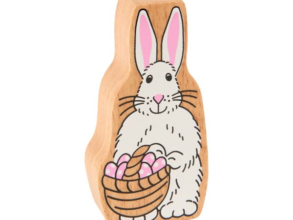 Lanka Kade Natural White and Pink Easter bunny