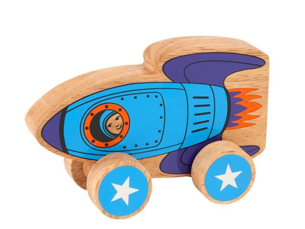 Lanka Kade Push Along Blue Rocket