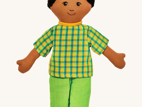 Lanka Kade Rag Doll Dad - Brown Skin, Black Hair