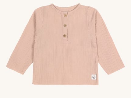 Lassig Long Sleeve Muslin Shirt - Powder Pink