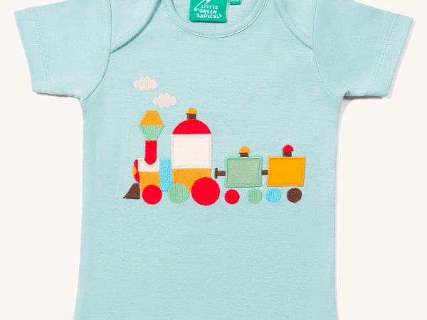 LGR Little Train Applique Short Sleeve T-Shirt