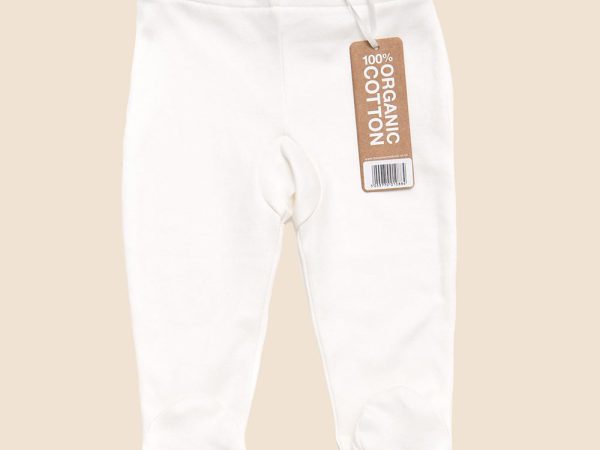 LGR Natural Footed Baby Trousers - Single