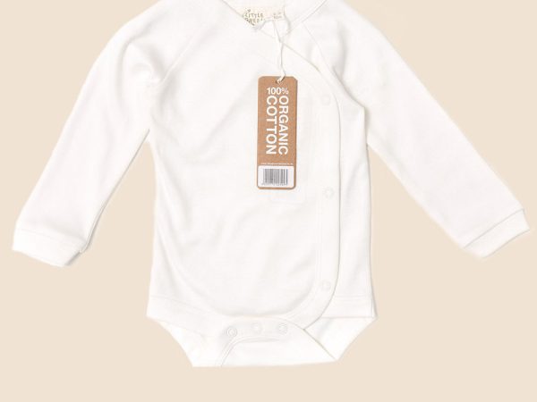 LGR Natural Long Sleeve Baby Wrap - Single