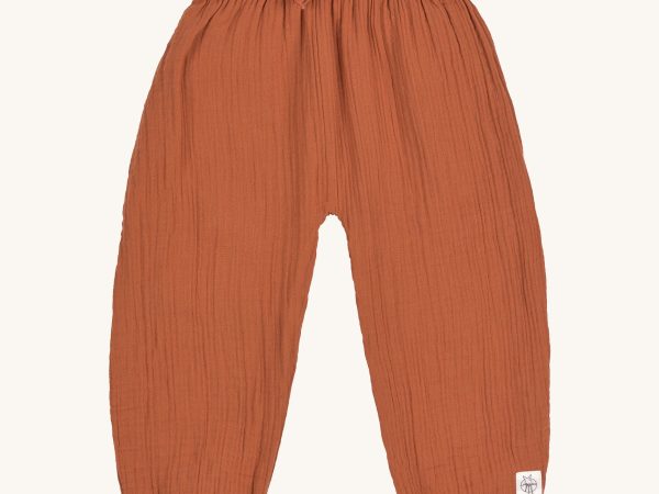 Lassig Organic Muslin Pants - Rust