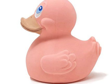 Lanco Pale Pink Natural Rubber Duck