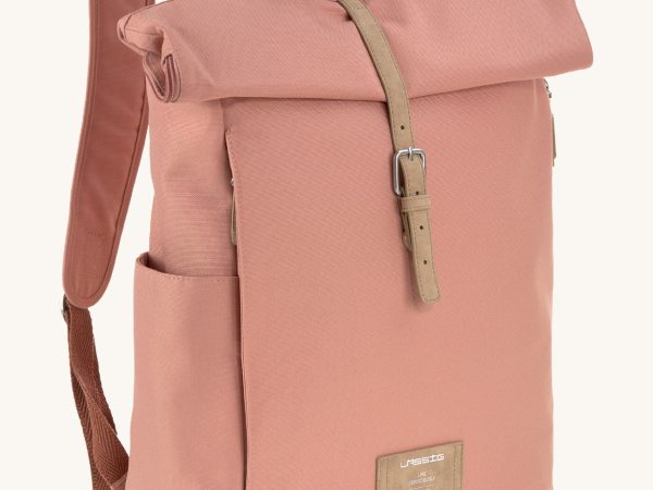 Lassig Rolltop Nappy Backpack - Cinnamon