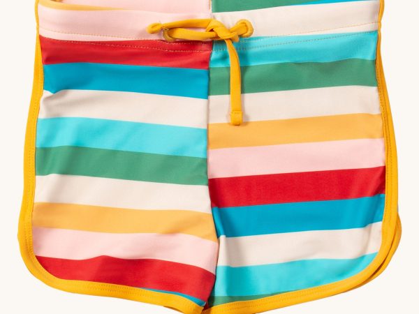 LGR Rainbow Stripe UPF 50+ Recycled Swim Shorts