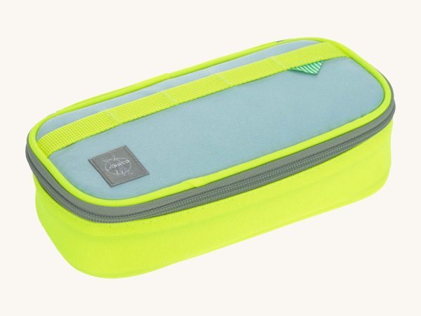 Lassig Spacy School Pencil Case - Neon Yellow