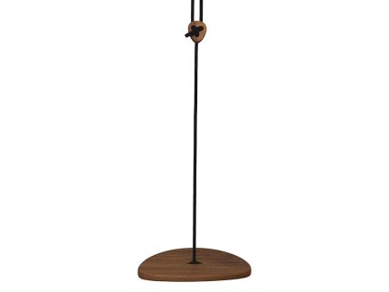 Lillagunga Walnut Disco Swing - Black Rope
