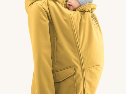 Mamalila Allweather Cosy Allrounder Babywearing Jacket - Mustard