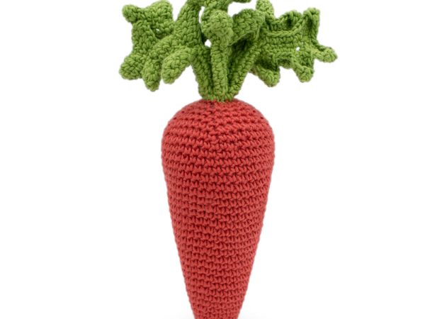 MyuM Carrot Crochet Rattle Toy