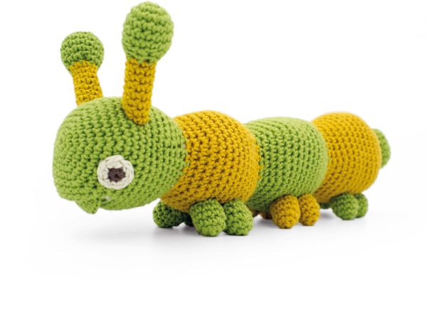 MyuM Chiara Green Caterpillar Vibrating Baby Toy