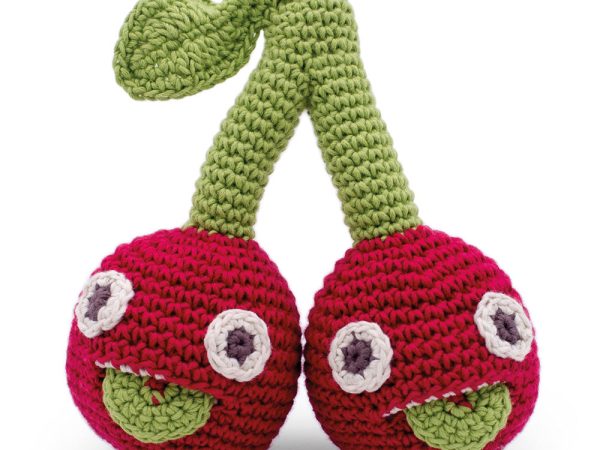 MyuM Cherry Sisters Rattle Toy