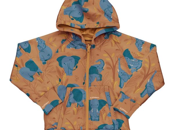 Meyadey Elephant Clan Lined Zip Hoodie