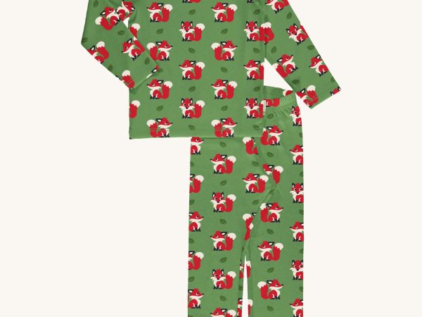 Maxomorra Fox Long Sleeve Pyjama Set