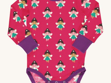 Maxomorra Fairy Long Sleeve Baby Bodysuit