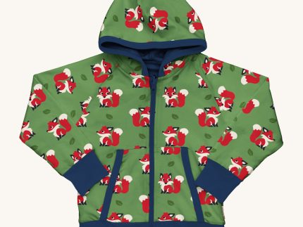 Maxomorra Fox Reversible Zip Hoodie