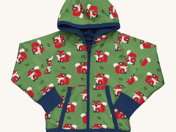 Maxomorra Fox Reversible Zip Hoodie