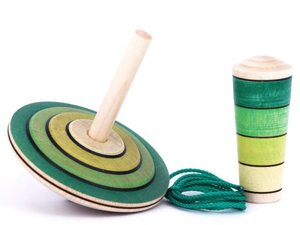 Mader My First Spinning Top With Starter - Green