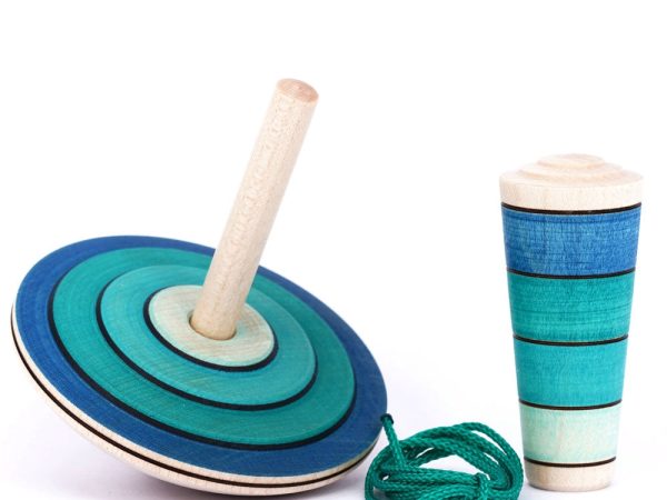 Mader My First Spinning Top With Starter - Blue