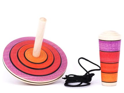 Mader My First Spinning Top With Starter - Pink