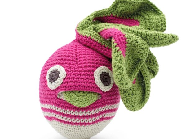 MyuM Henry BIG Striped Radish Rattle Toy