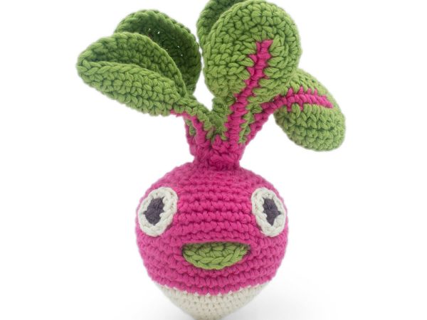 MyuM Louis Mini Round Radish Rattle Toy