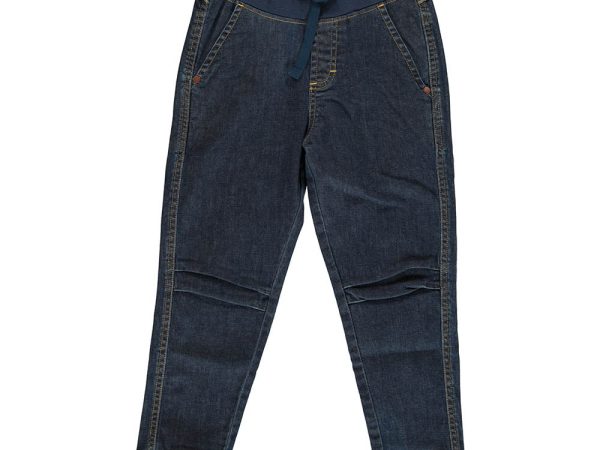 Maxomorra Medium Dark Wash Denim Jogger Pants