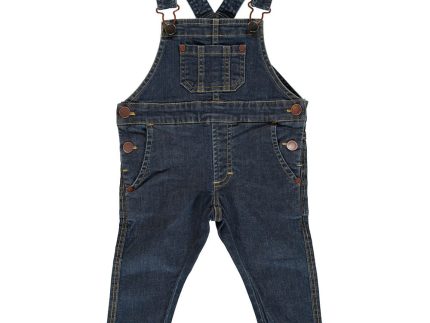 Maxomorra Medium Dark Wash Denim Dungarees