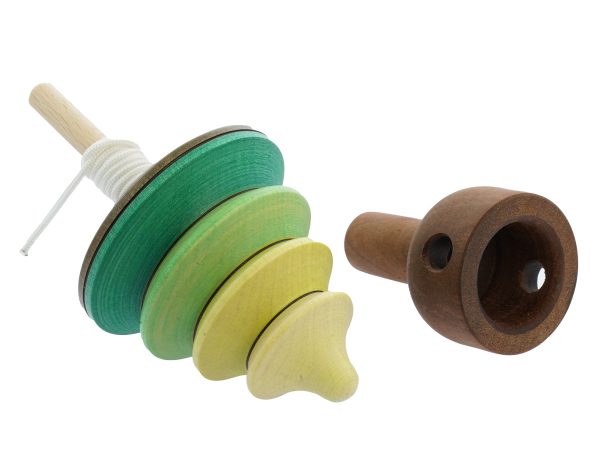 Mader Pull-String Tree Spinning Top