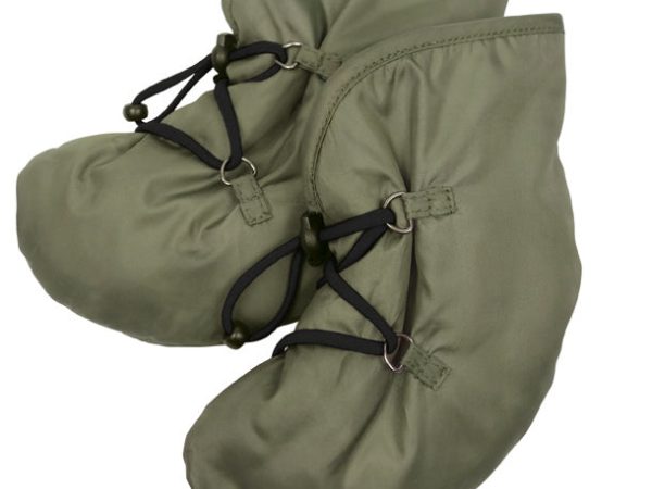 Mamalila Quilted Berlin Booties - Khaki