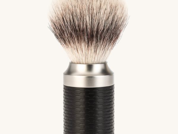 MÜHLE Rocca Black Silvertip Microfibre Shaving Brush