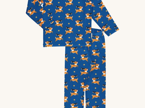 Maxomorra Reindeer Long Sleeve Pyjama Set