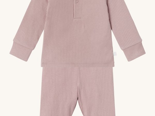 MORI Ribbed Pyjamas - Rose
