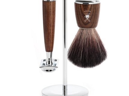 MÜHLE Rytmo 3 Piece Shaving Set - Steamed Ash