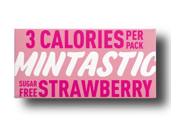 Mintastic Sugar Free Natural Mints: Strawberry