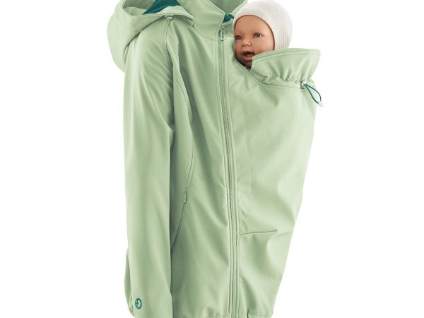 Mamalila Softshell Green Babywearing Jacket Allrounder
