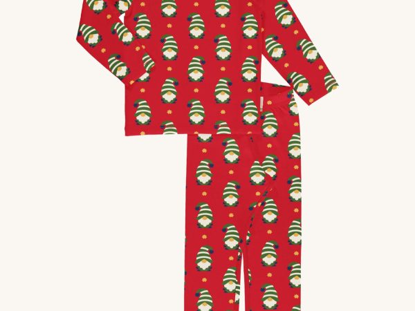 Maxomorra Swedish Santa Long Sleeve Pyjama Set