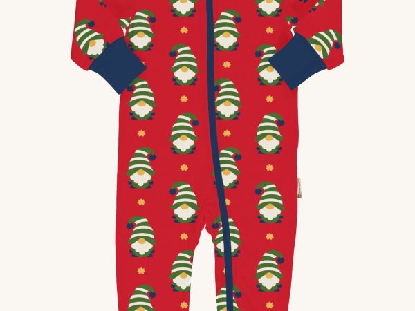 Maxomorra Swedish Santa Long Sleeve Rompersuit
