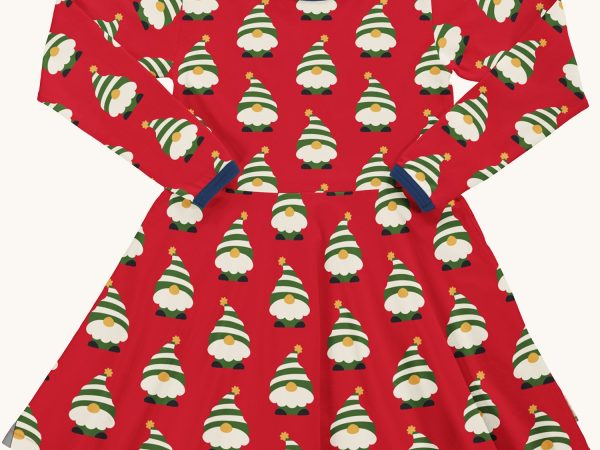 Maxomorra Swedish Santa Long Sleeve Circle Dress