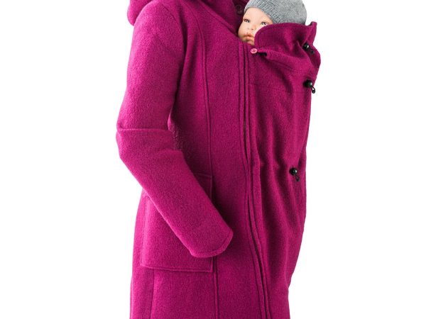 Mamalila Vienna Berry Wool Babywearing Coat