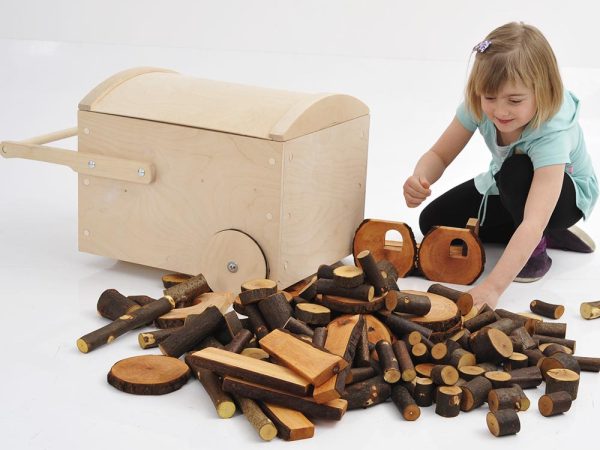 Magic Wood Eco Blocks Pirate Box - 144 Piece Set