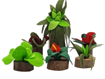 Magic Wood Felt Tropical Plant Set