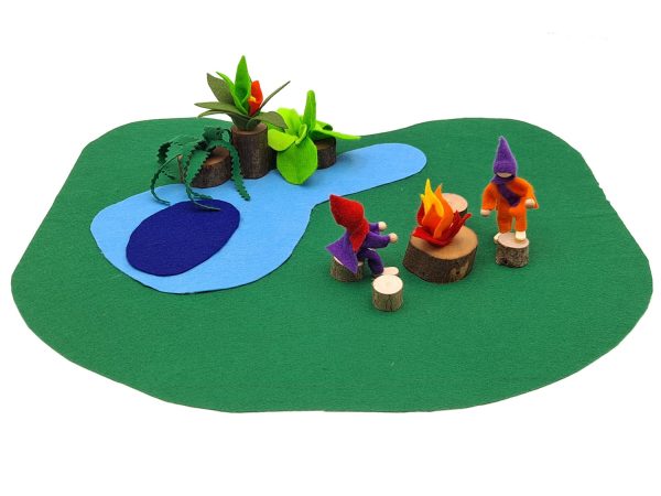Magic Wood Felt Forest Campfire Play Set