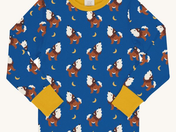 Maxomorra Wolf Long Sleeve Top